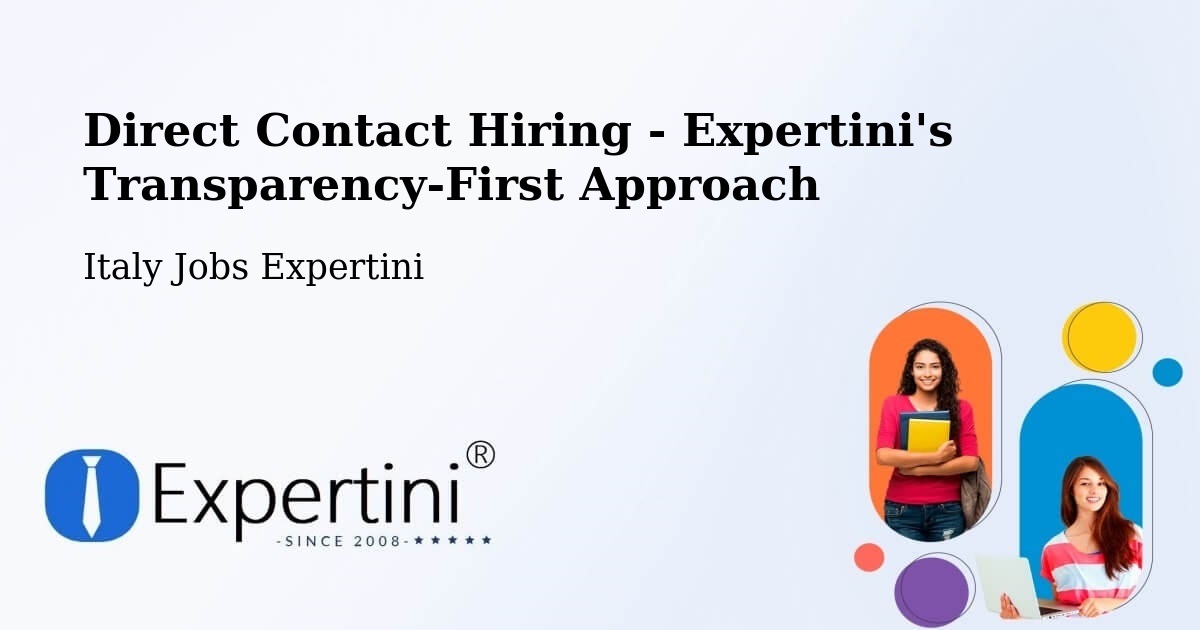 Direct Contact Hiring Framework – Duino - Italy Jobs Expertini