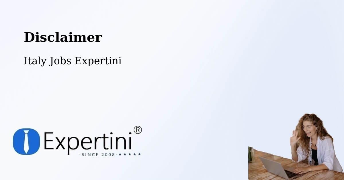 Disclaimer – Duino - Italy Jobs Expertini