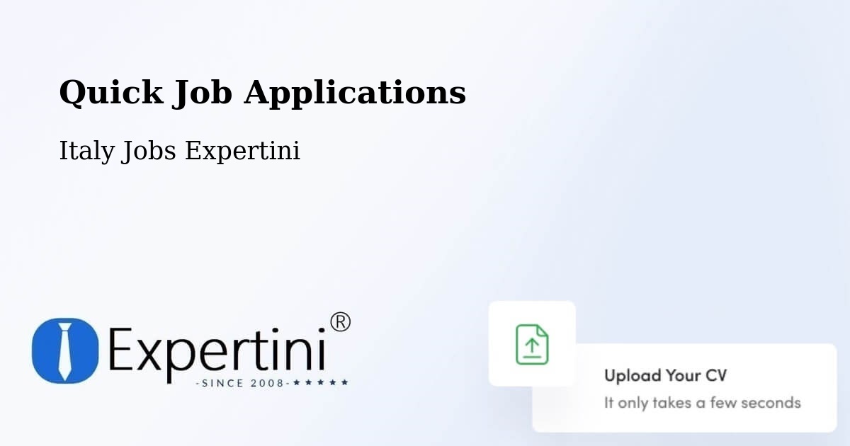 Quick Apply Feature – Duino - Italy Jobs Expertini